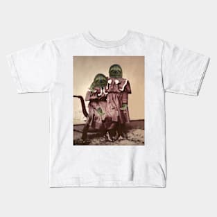 Sepia Copy of Sloth Girls Kids T-Shirt